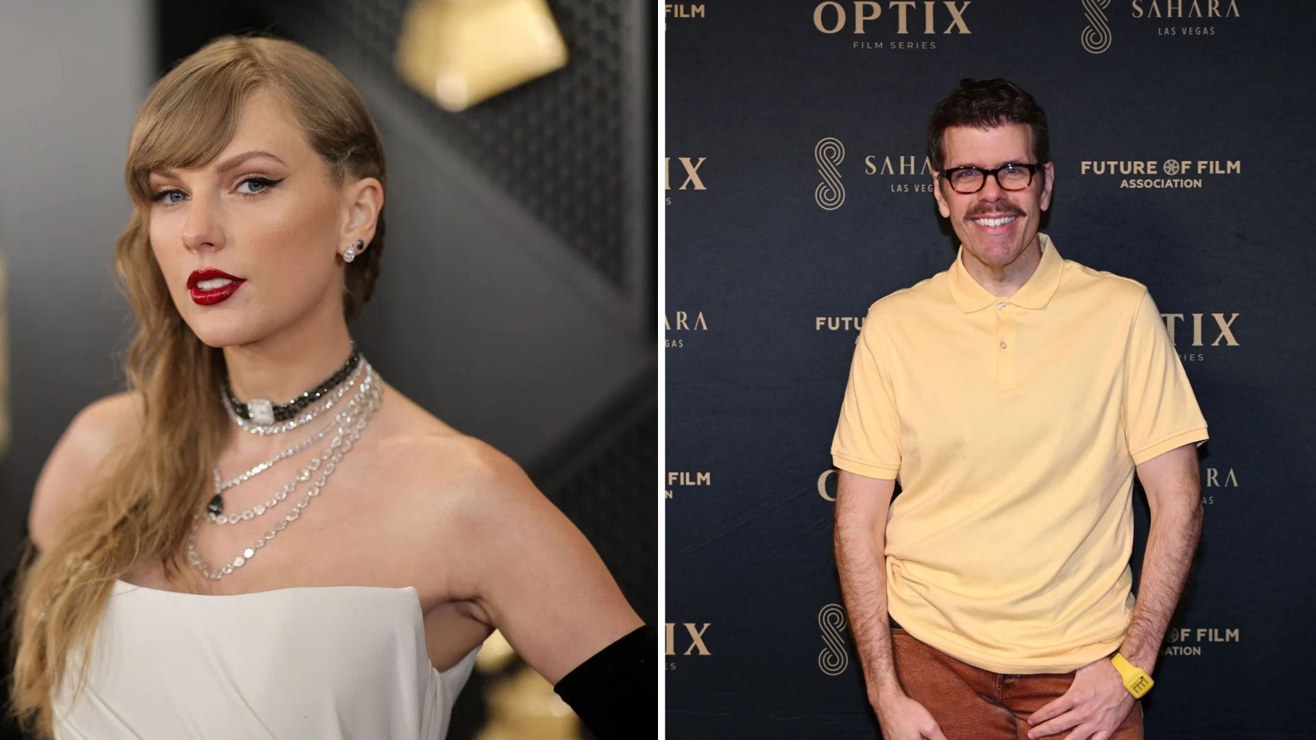 Taylor Swift and Perez Hilton  (Image via Getty)