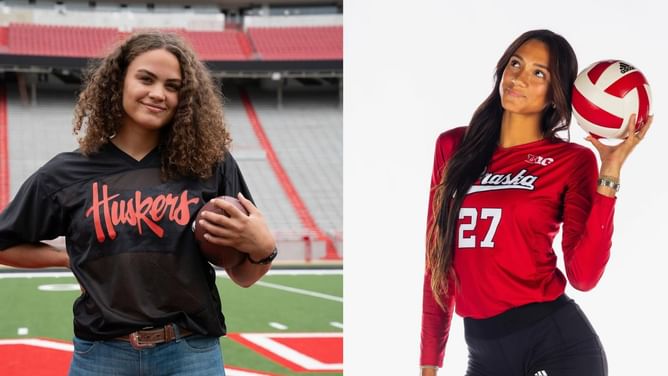 "You might be a little personal sometimes"- Harper Murray weighs in on trash talkers during Nebraska Volleyball team practice