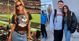 Brock Bowers’ girlfriend Cameron Rose’s outfit gets 5-word review from Ladd McConkey’s wife Sydney