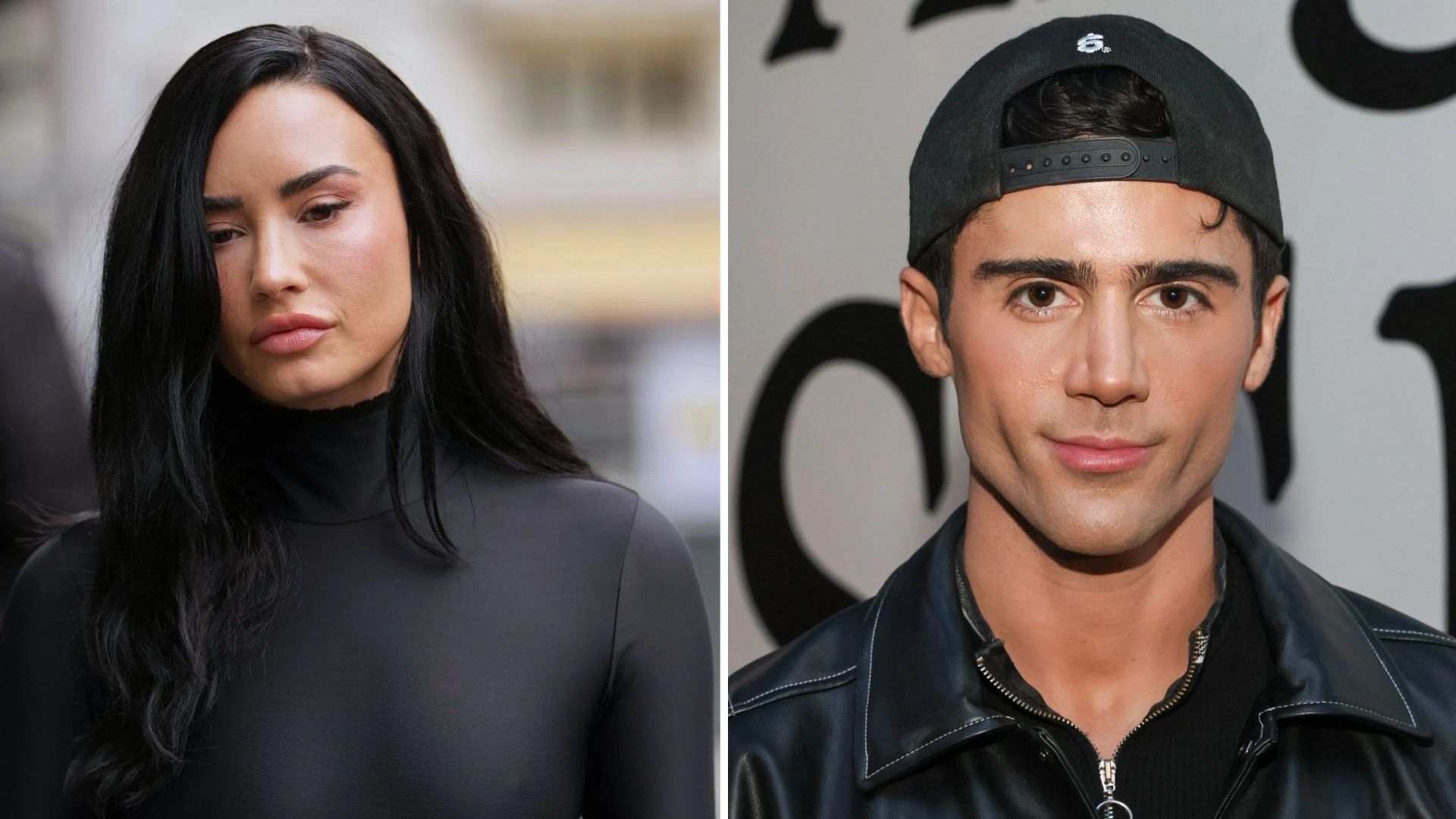 Demi Lovato and her ex-fianc&eacute; Max Ehrich (Image via Getty) 