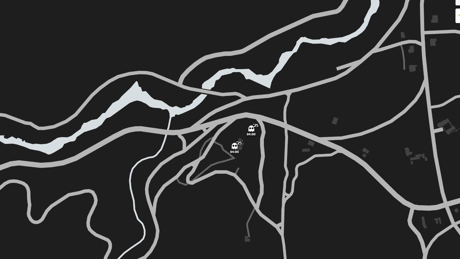 Eight ghost&#039;s location (Image via GTAweb.eu)