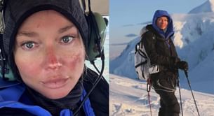 NHL legend Ilya Kovalchuk's wife Nicole completes incredible mountain climbing feat (In Photos)