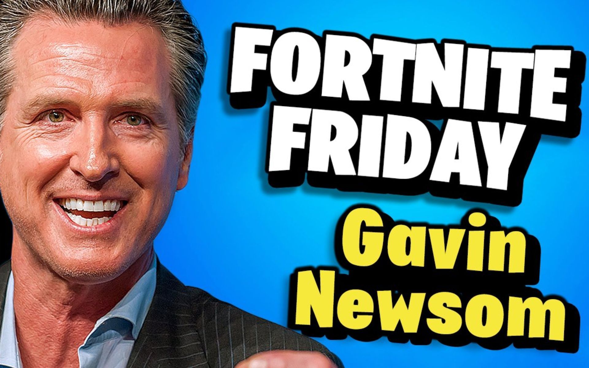 ConnorEatsPants announces Fortnite Friday livestream with governor of California, Gavin Newsom