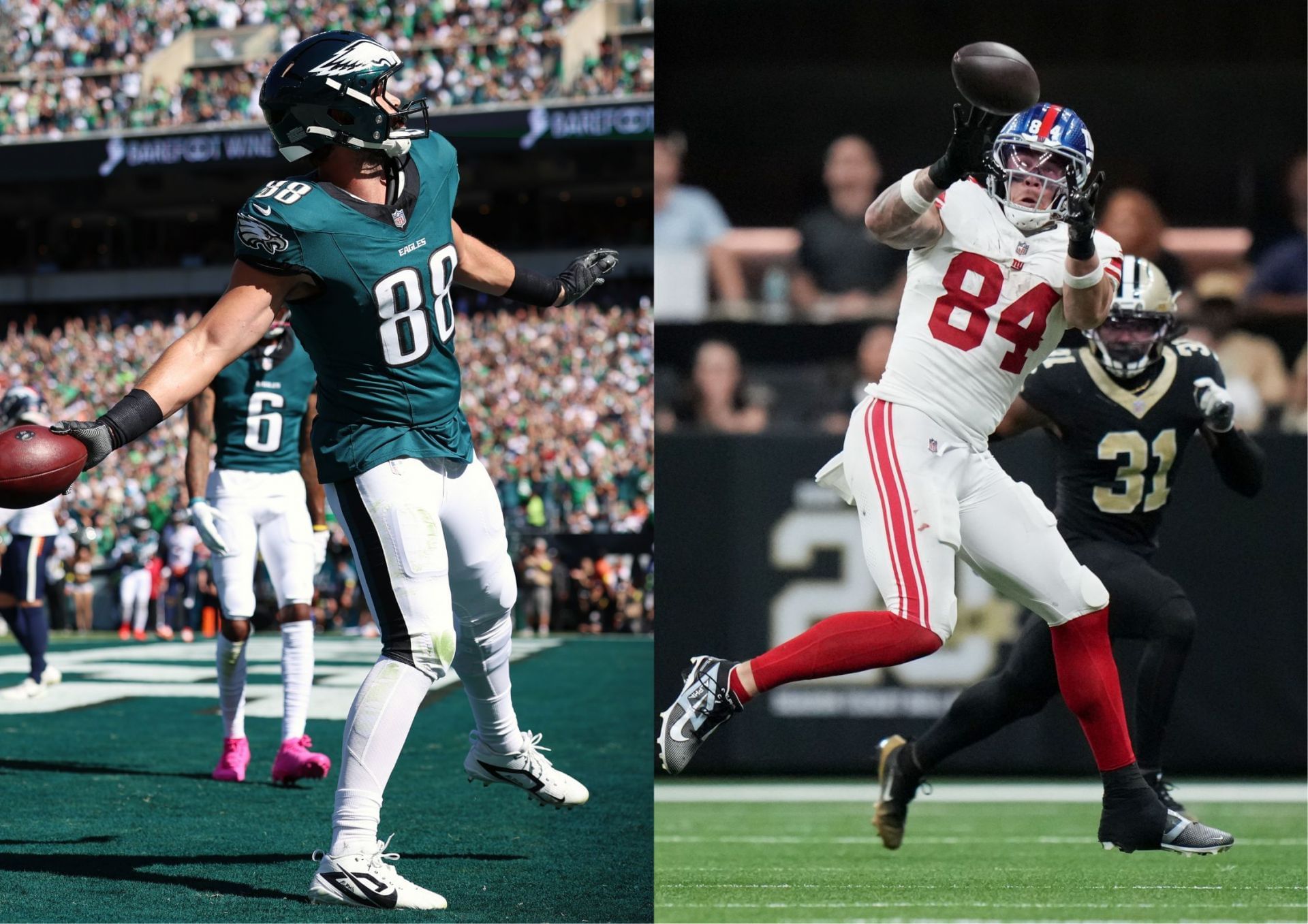 Dallas Goedert or Theo Johnson Start 