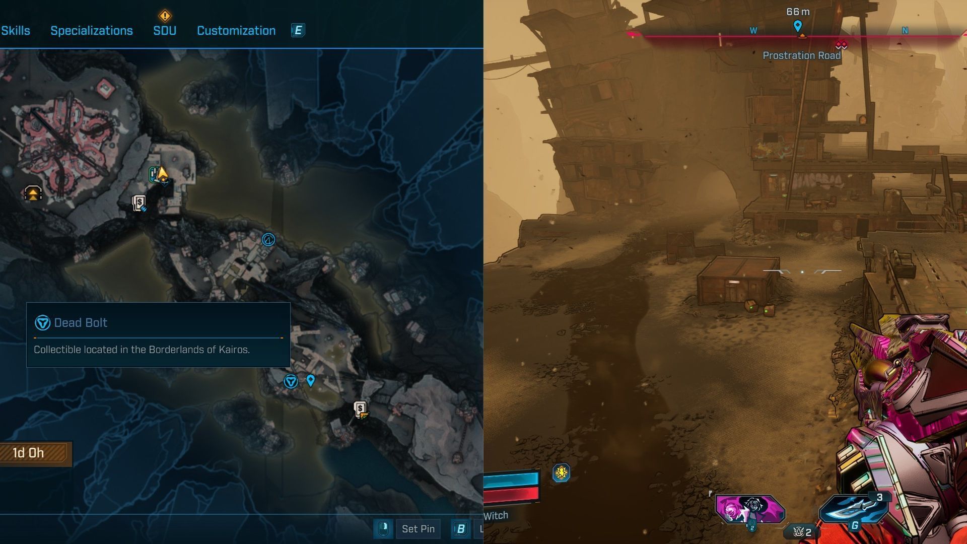 Head into the cave to find the Dead Bolt (Image via 2K)