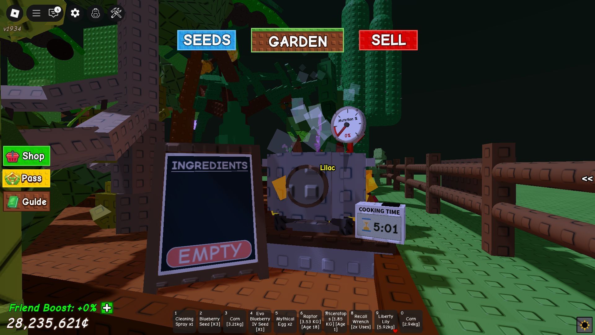 Preparing food with a Cooking Kit (Image via Roblox)