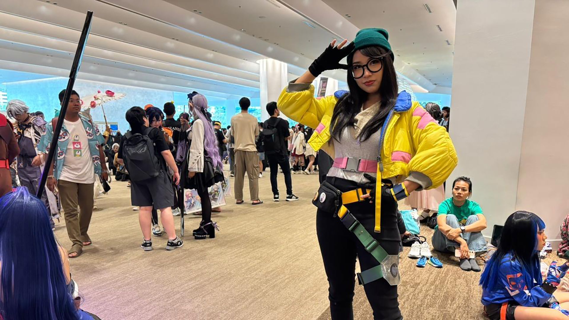 The Killjoy cosplay captures the bona fide Valorant engineer&#039;s essence (Image via Anindit Sinha)