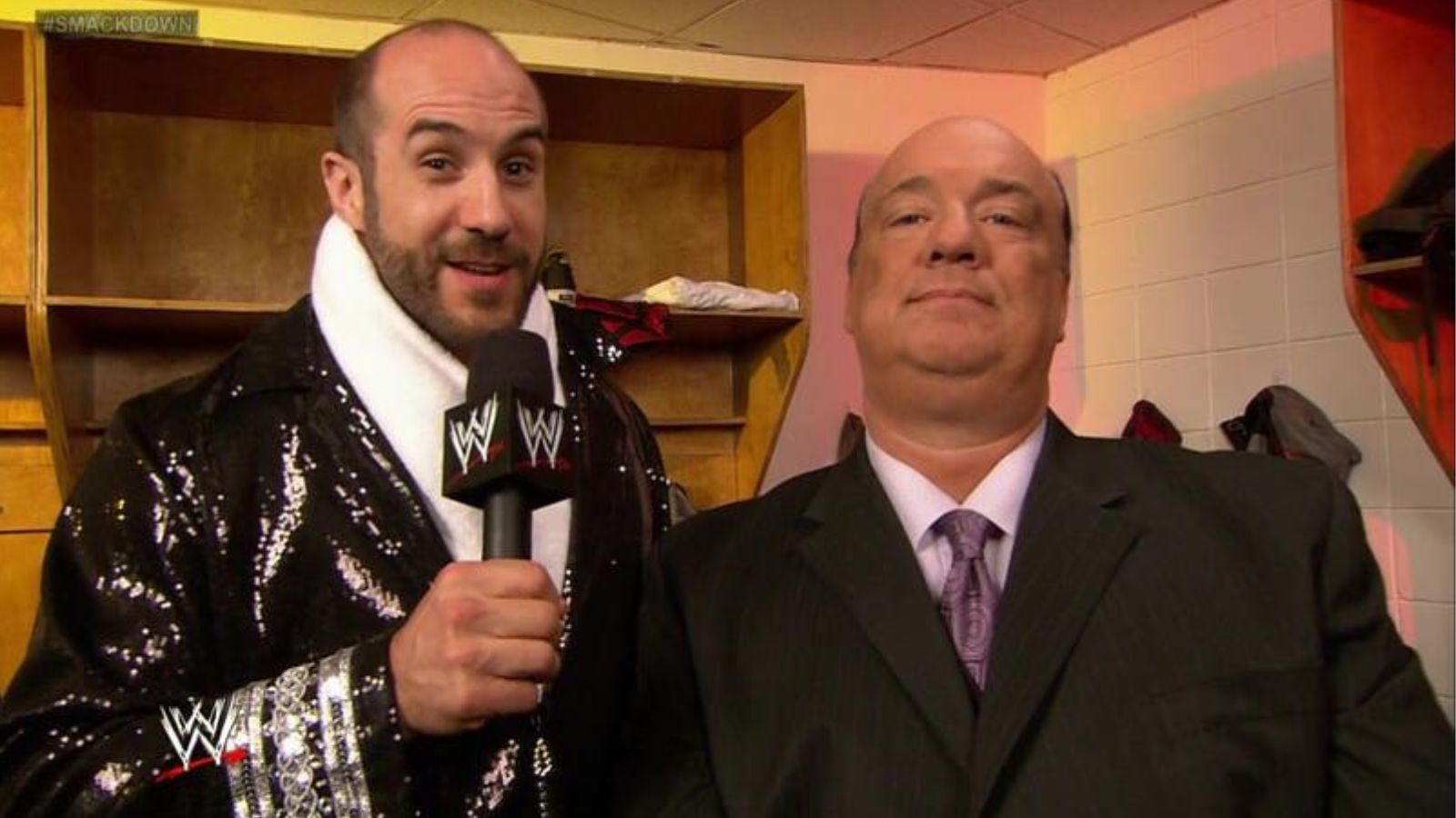 Claudio Castagnoli with Paul Heyman