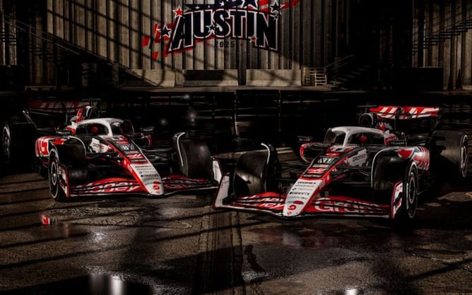 Watch: Haas unveils special livery for the 2025 F1 US GP