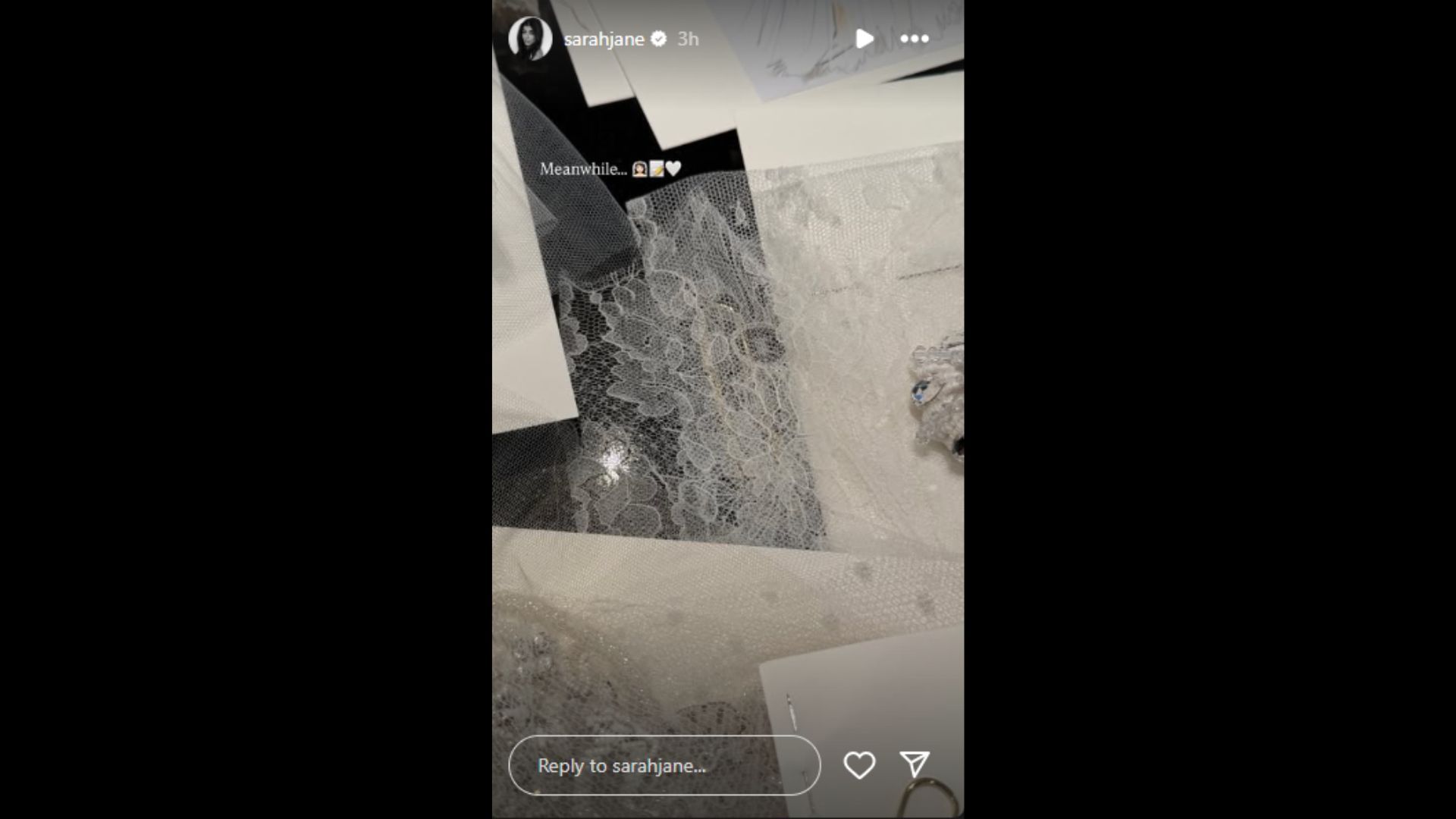Sarah Jane Ramos ukázala letmý pohľad na svoje svadobné prípravy. (Foto cez Instagram príbeh Sarah Jane Ramos)