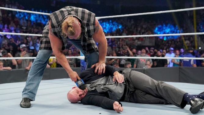 Adam Pearce reflects on infamous Brock Lesnar attack