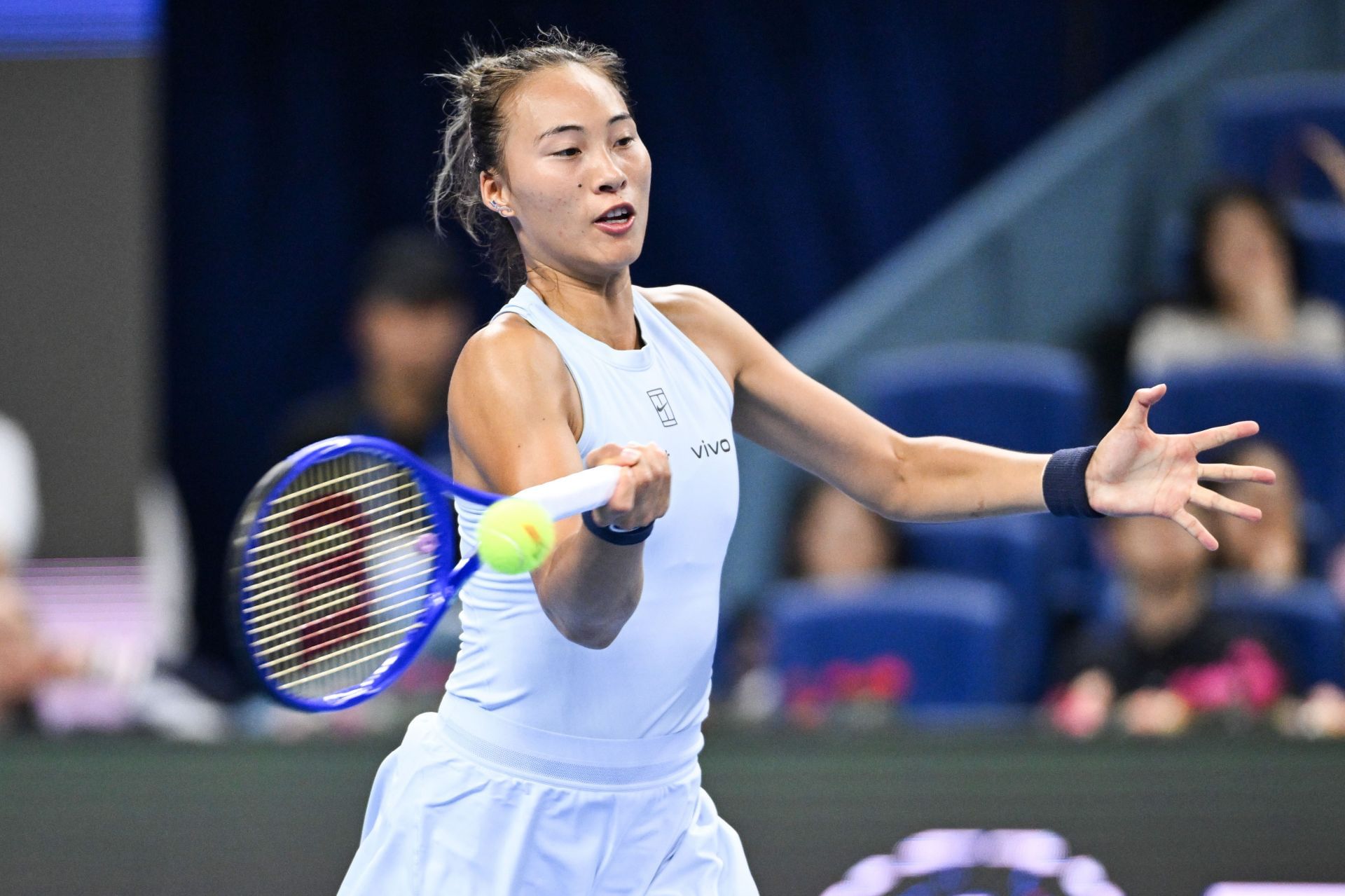 Zheng Qinwen has withdrawn from Wuhan Open 2025 | Image Source: Getty
