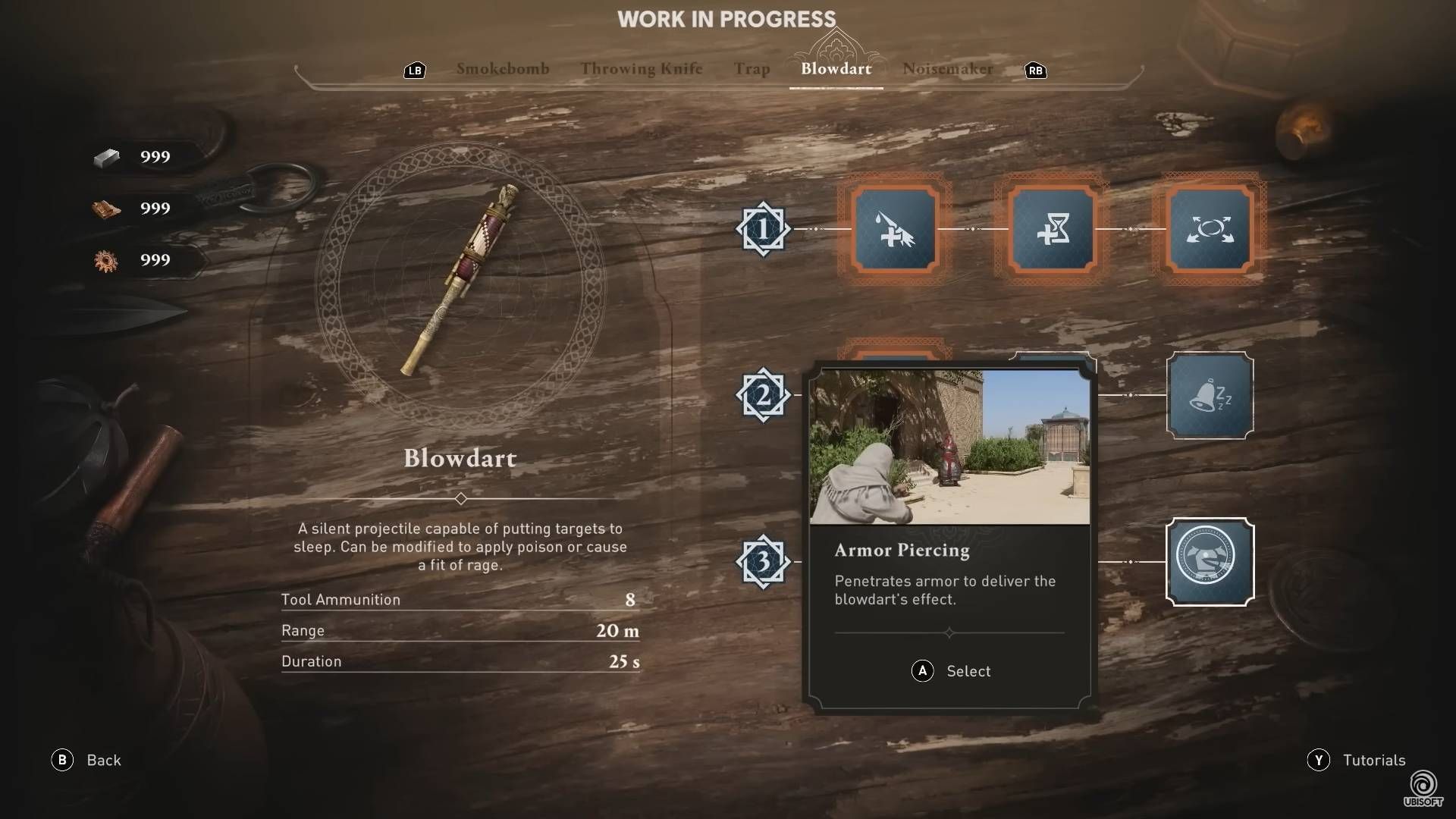 New skills introduced in Assassin&#039;s Creed Valley of Memory DLC (Image via Ubisoft)