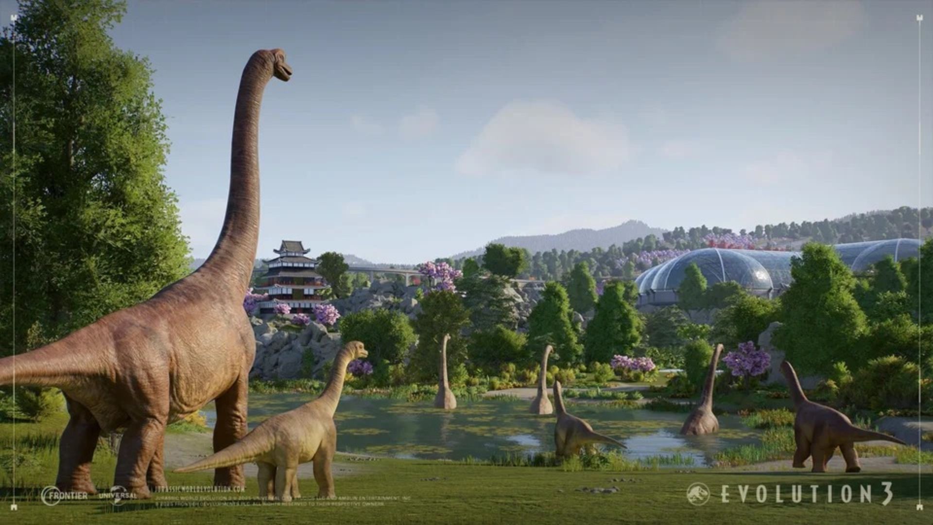 Brachiosaurus eats mostly leaves from very high trees (Image via Frontier Developments)
