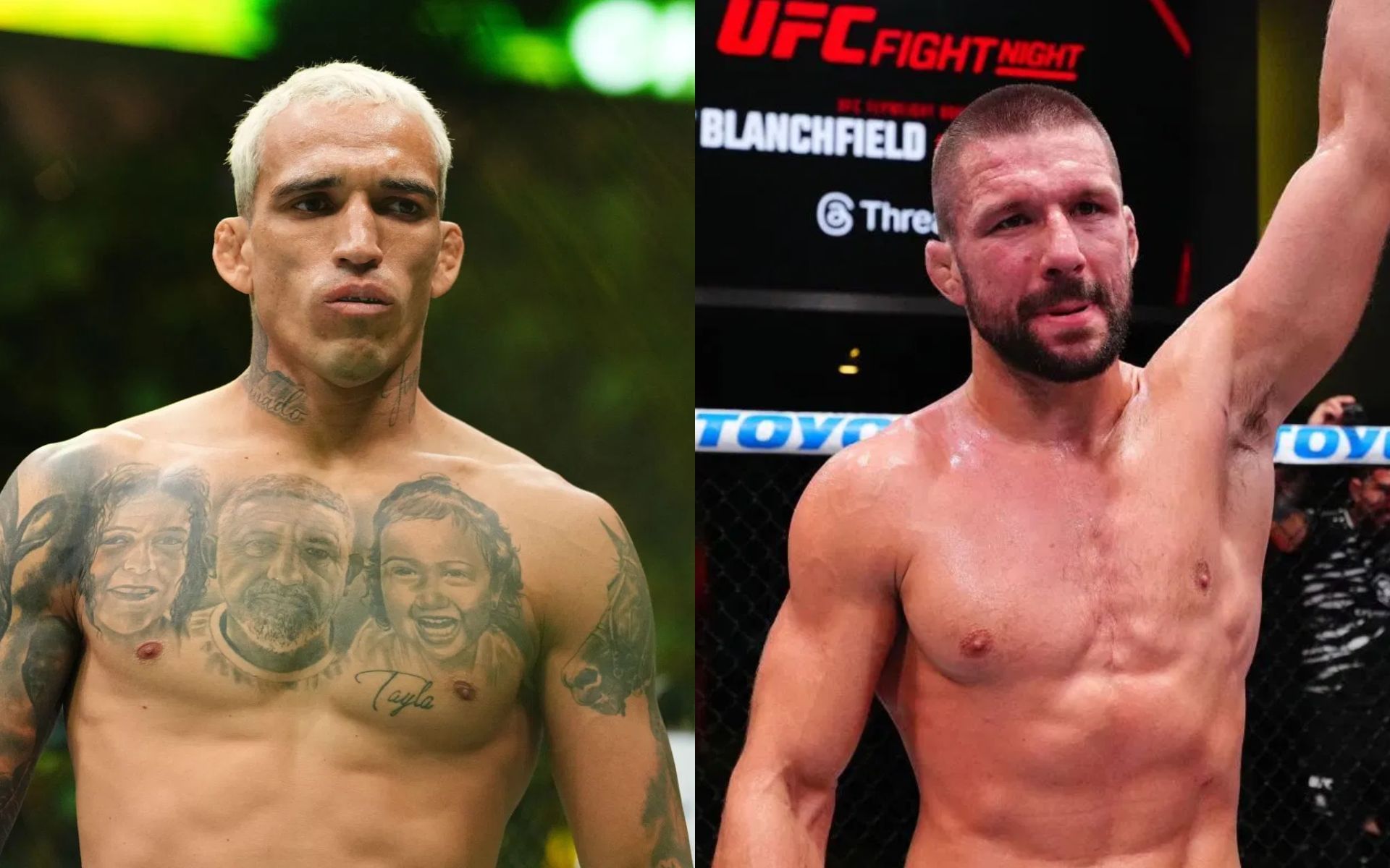 Charles Oliveira and Mateusz Gamrot square off in Brazil next weekend