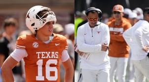 “Let the fire Sark and bench Manning talk begin”: Fans troll Texas for dropping out of Top 25 AP Poll ranking after Florida loss
