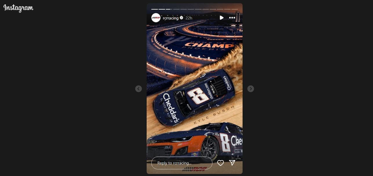 Kyle Busch&#039;s paint scheme for Phoenix -  via @rcrracing on Instagram