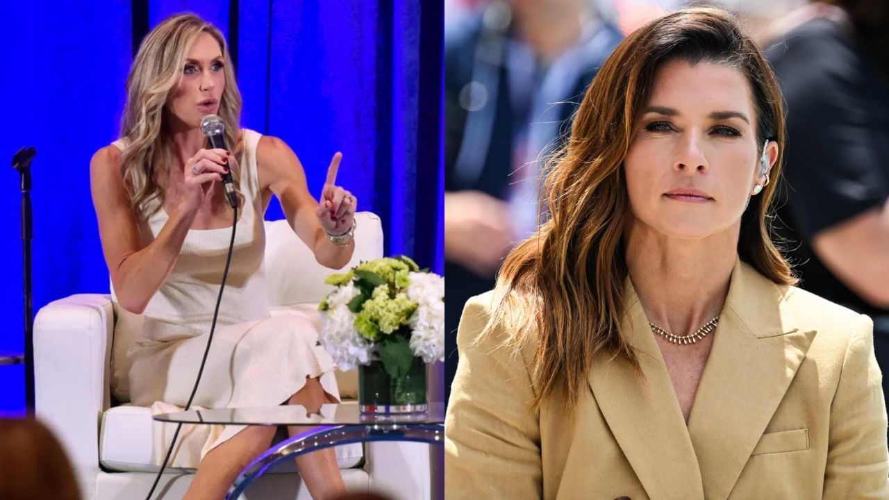 Lara Trump (left) and Danica Patrick (right). Source: IMAGN