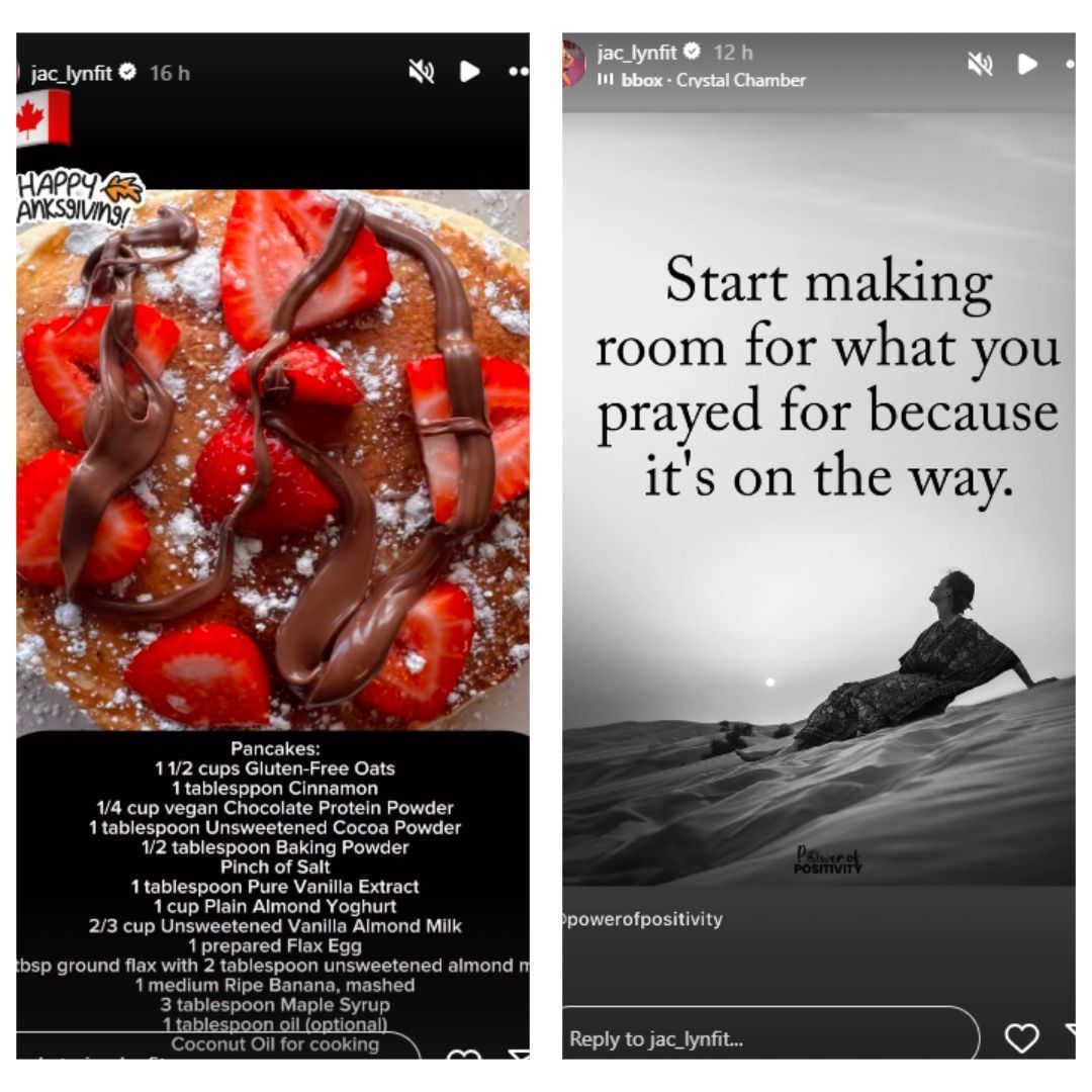 Alex Rodriguez&rsquo;s girlfriend, Jaclyn Cordeiro, shared a story(@jac_lynfit/Instagram)
