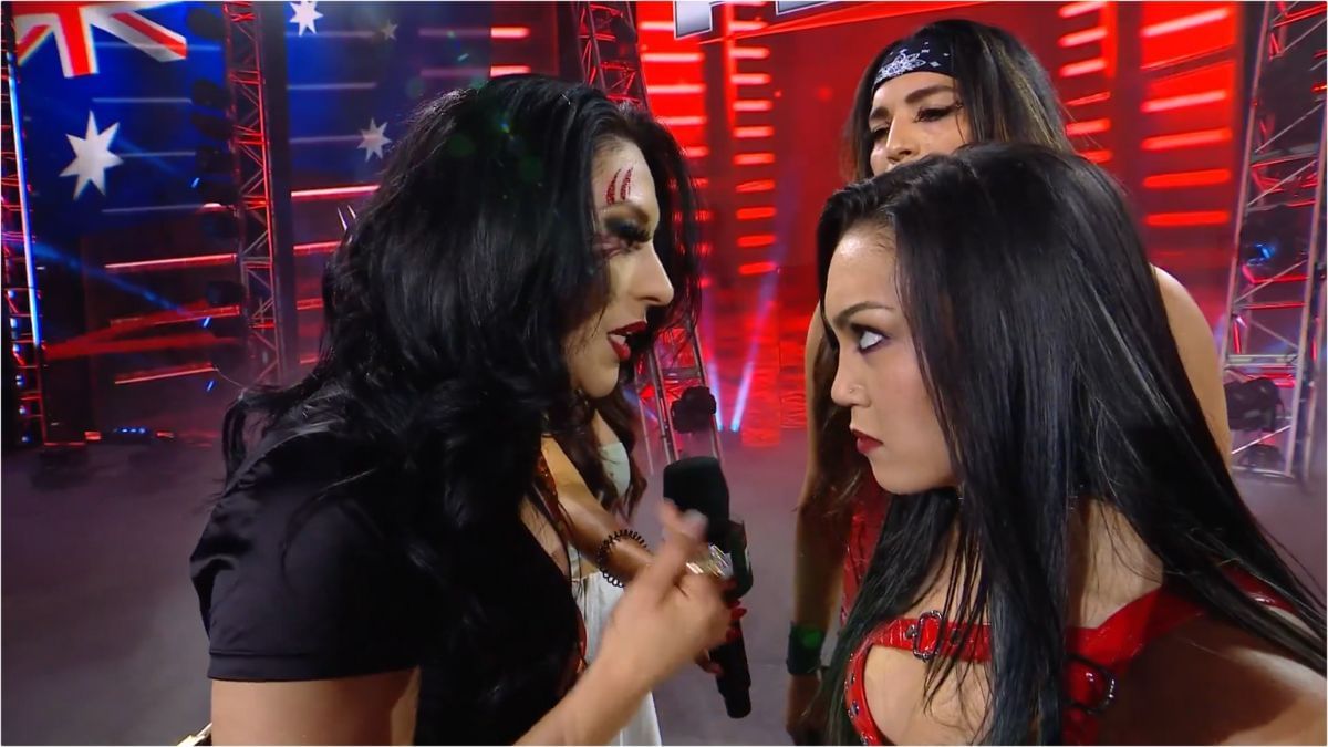The Judgment Day confronted Stephanie Vaquer on RAW. [Image via WWE on X]