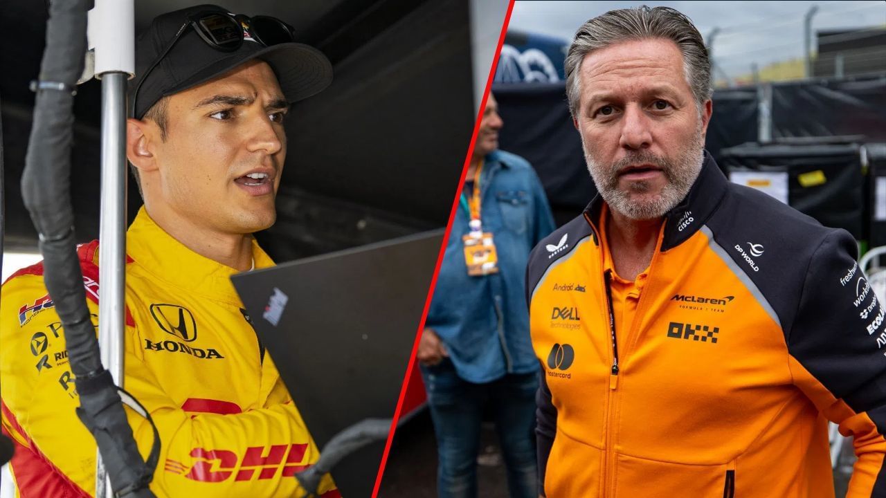 Alex Palou and Zak Brown | Image via Getty