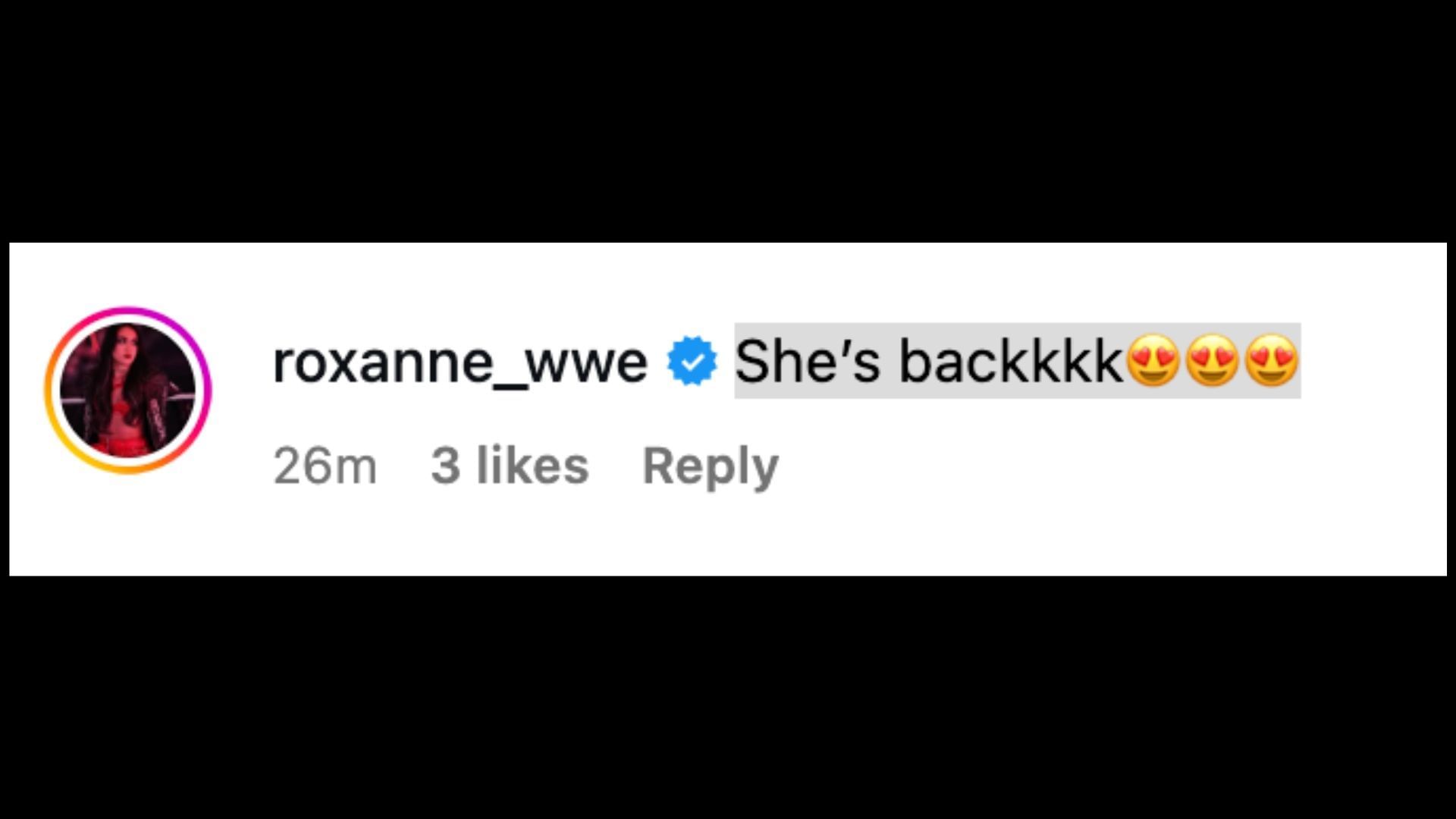 Perez reacted to Rose&#039;s new look on Instagram. [Image credit: Mandy Sacs on Instagram]