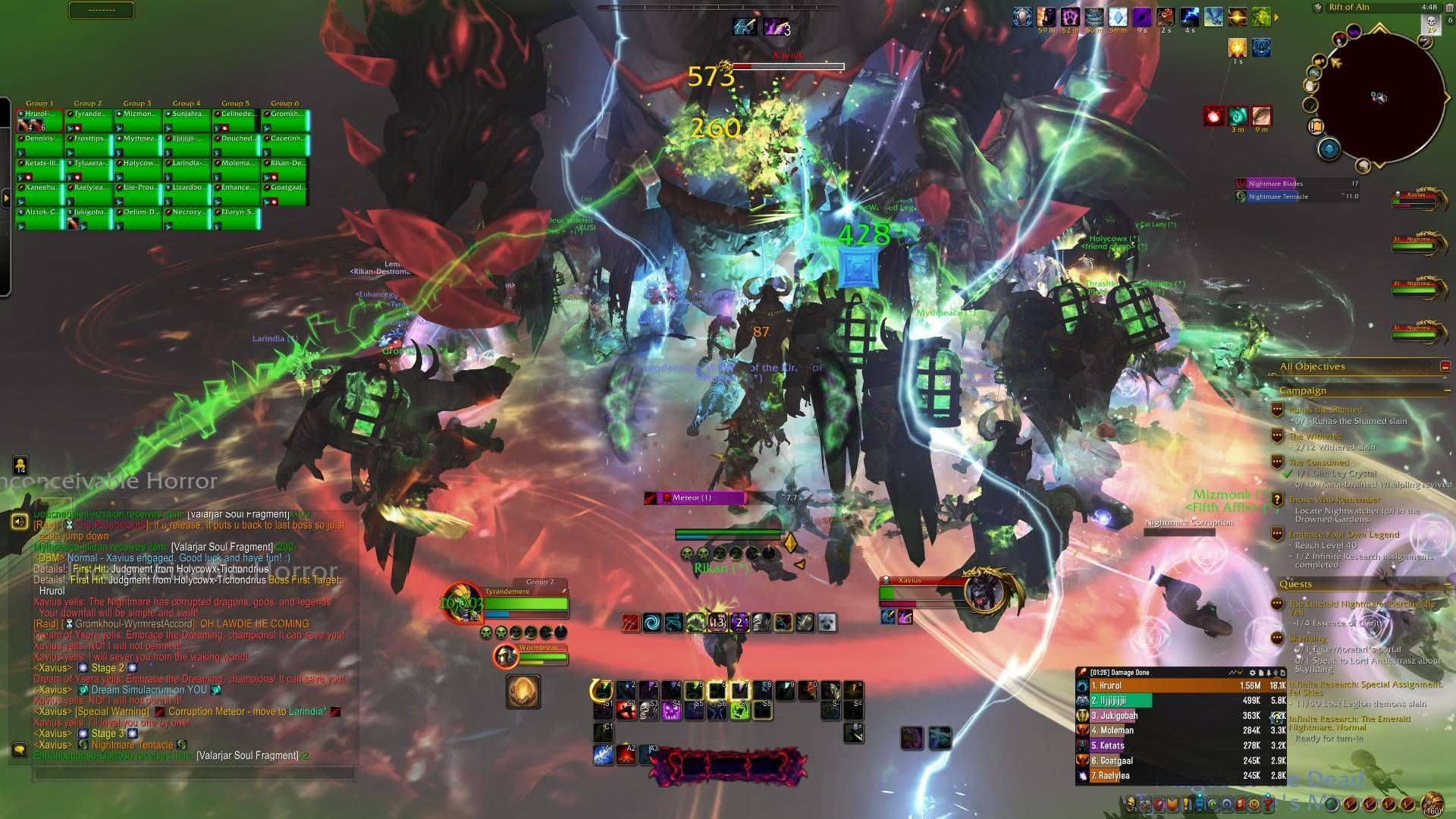 Doing your Raids and Heroic/Mythic dungeons on a daily basis is a great source of power (Image via Blizzard Entertainment)
