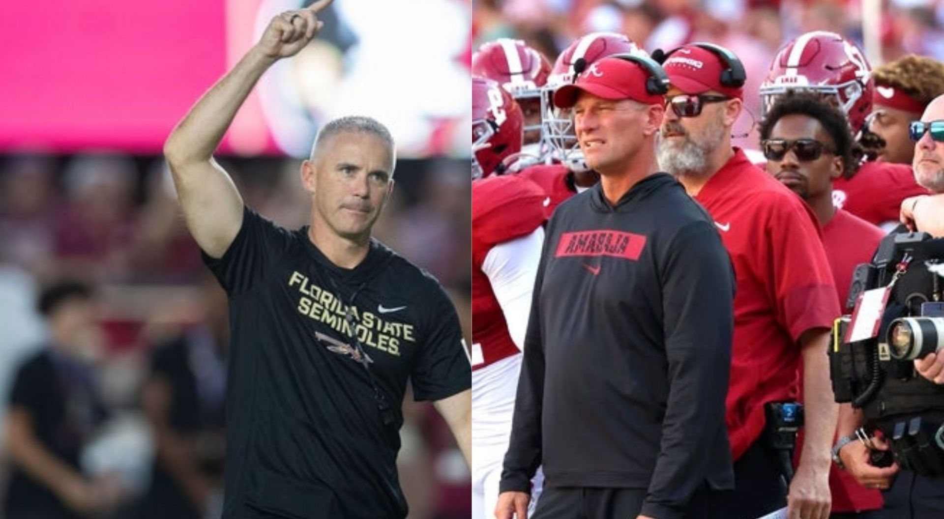 Mike Norvell and Kalen DeBoer (Credit-Getty)