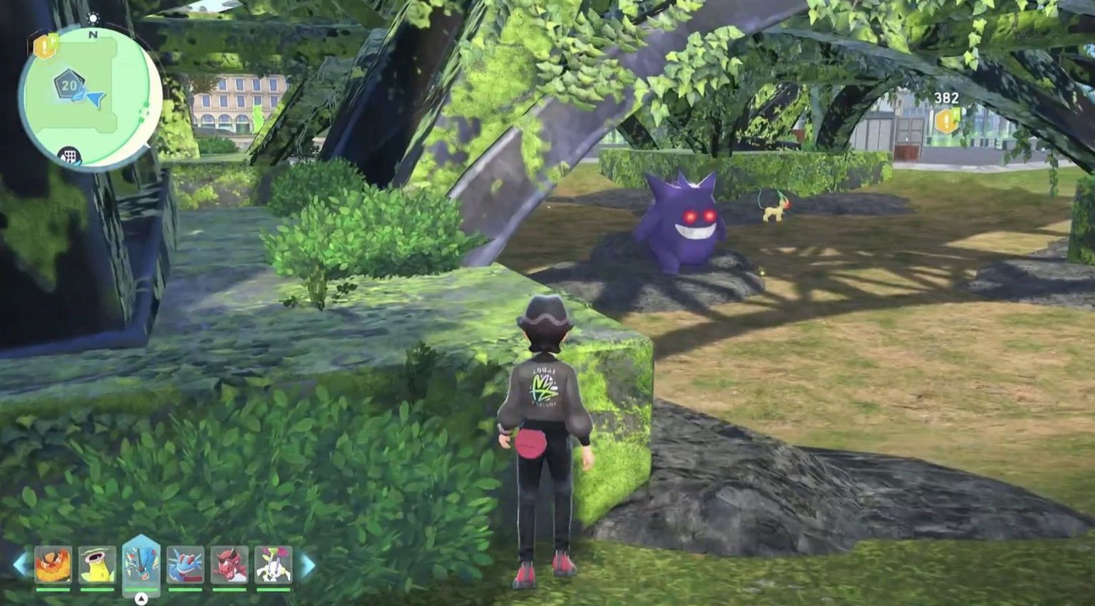 Alpha Gengar in Pokemon Legends (Image via The Pokemon Company)