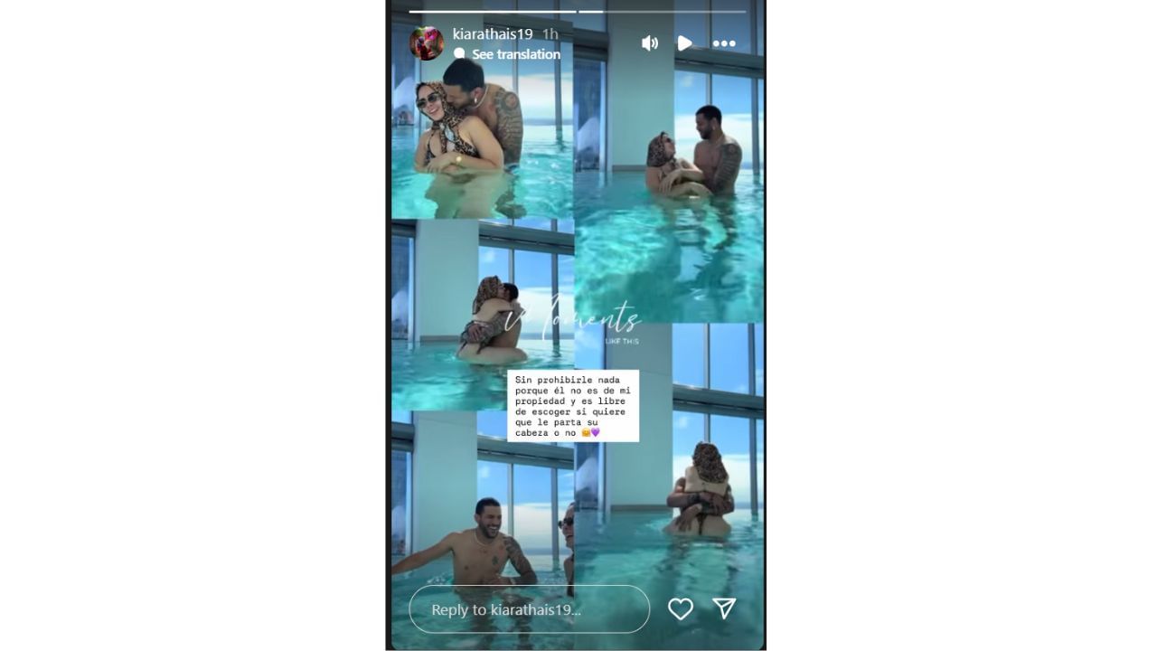 Kiara&#039;s Instagram story