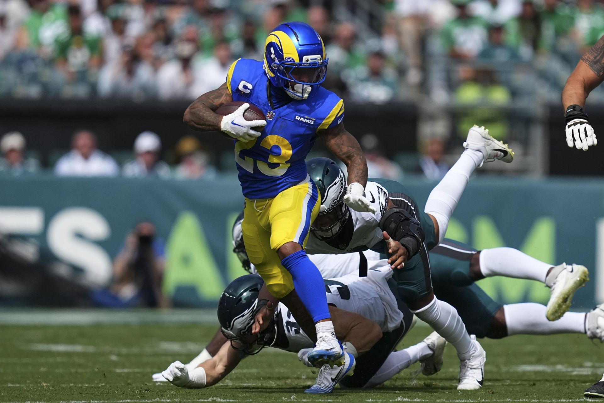Kyren Williams at Los Angeles Rams v Philadelphia Eagles - Source: Getty