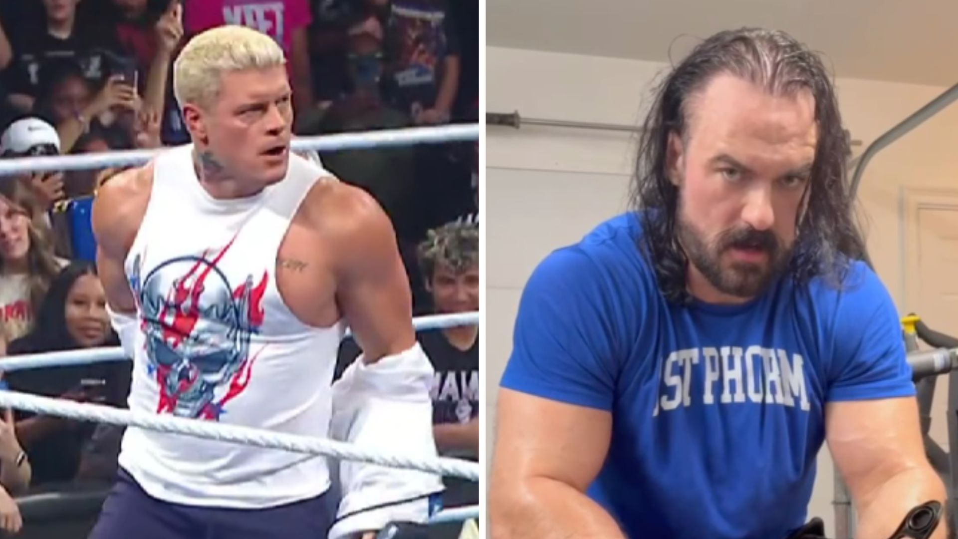 Cody Rhodes (left) and Drew McIntyre (right) [Image credits: WWE
