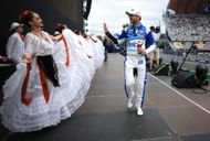 Daniel Suárez during driver intros at Autodromo Hermanos Rodríguez. Source: Getty