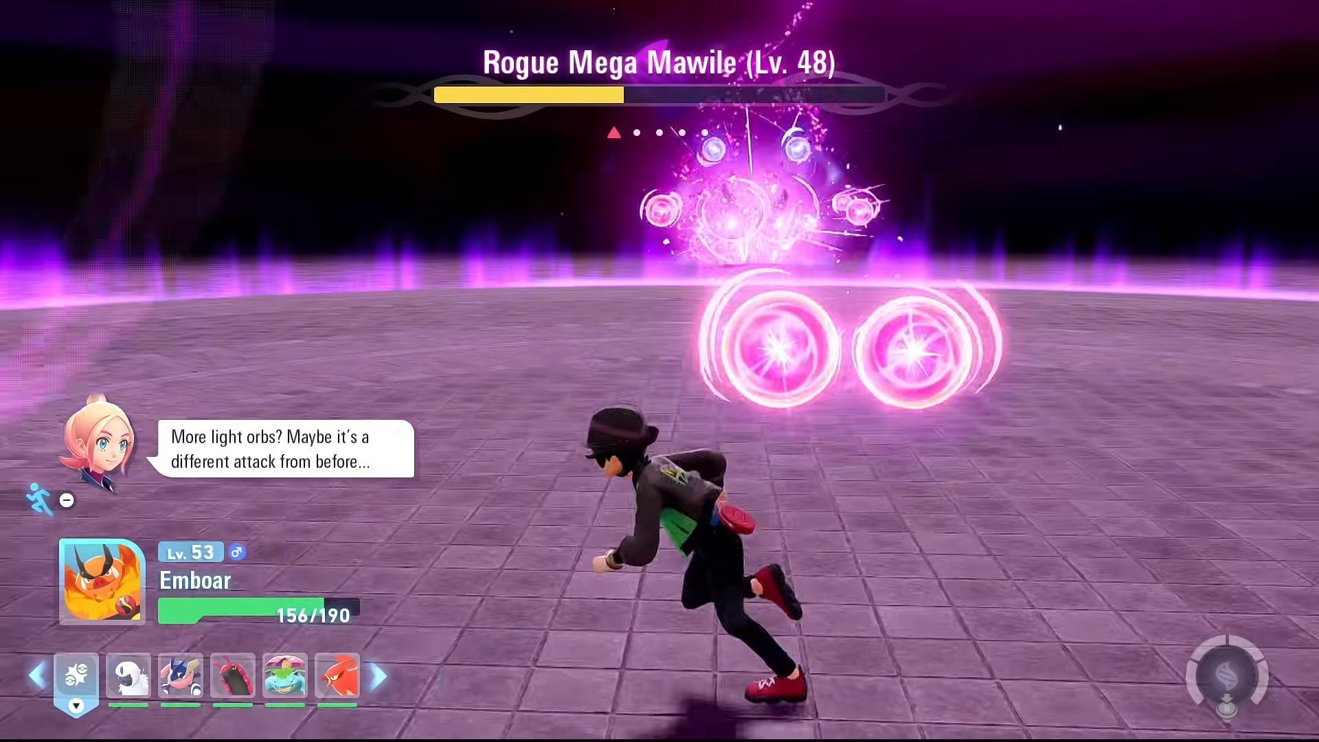 Mega Mawile&#039;s Orb attack is lethal and has a long duration (Image via YouTube/@Mixeli)