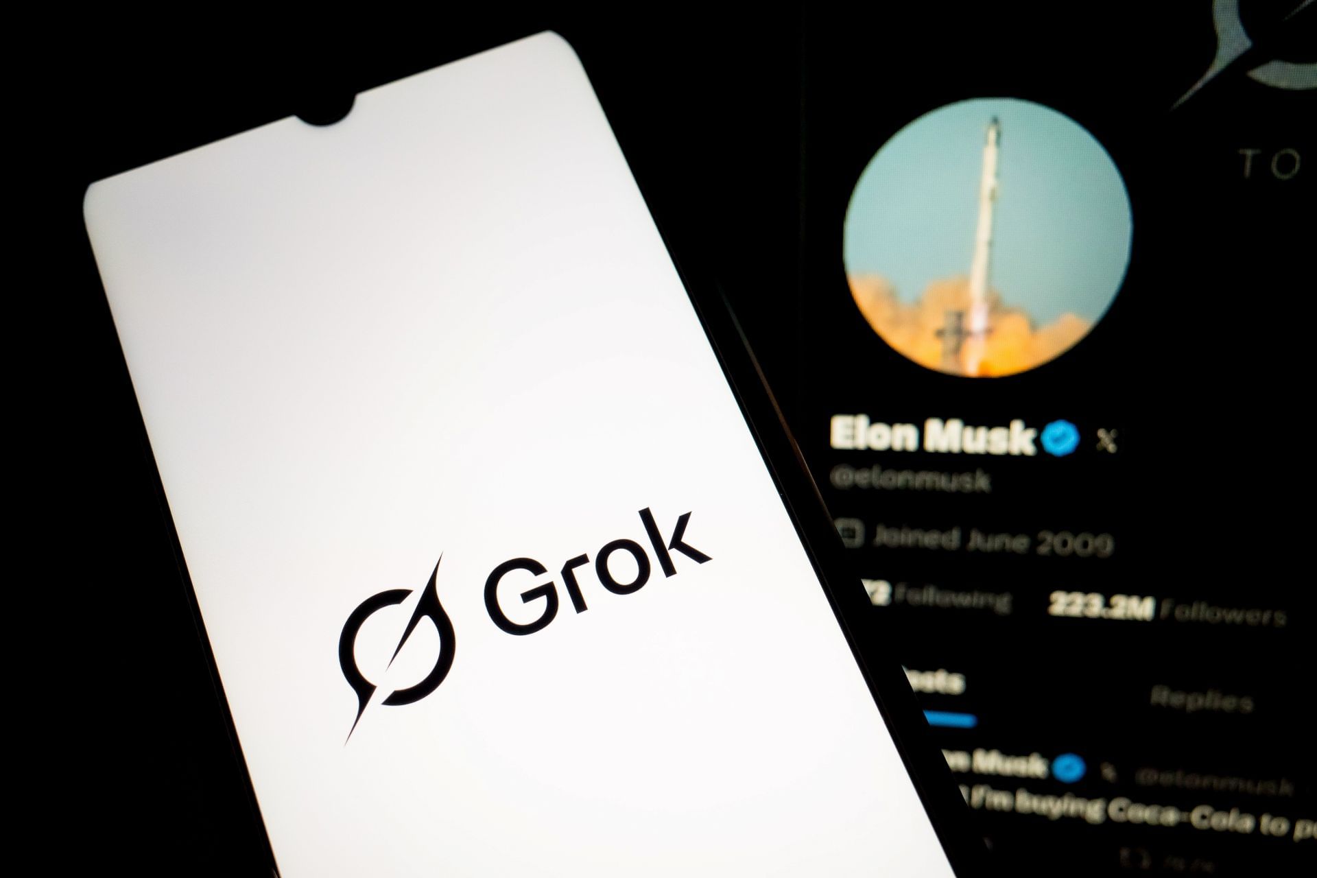 Elon Musk&#039;s Grok (Image via Getty)