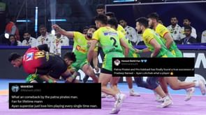 "What a turnaround mahnnn 🔥🔥" - Fans react as Patna Pirates clinch eight consecutive win, knock Bengaluru Bulls out in Pro Kabaddi 2025 Eliminator 2