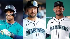 Cal Raleigh’s girlfriend Hannah Shimek, Jorge Polanco’s wife Lucero, and Julio Rodriguez react as Mariners dominate ALCS Game 2 vs. Blue Jays