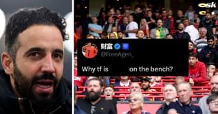 "Amorim is so clueless", "Why is he benched" - Manchester United fans furious as star man left out of XI for Liverpool clash