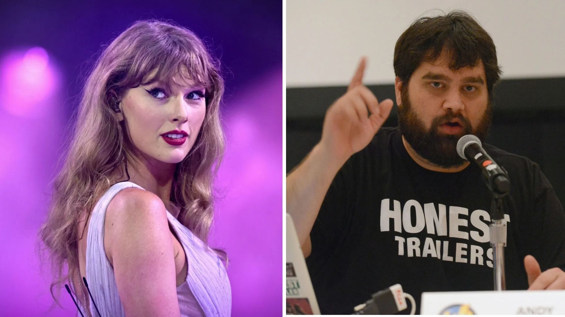 Taylor Swift and Andy Signore (Image via Getty)