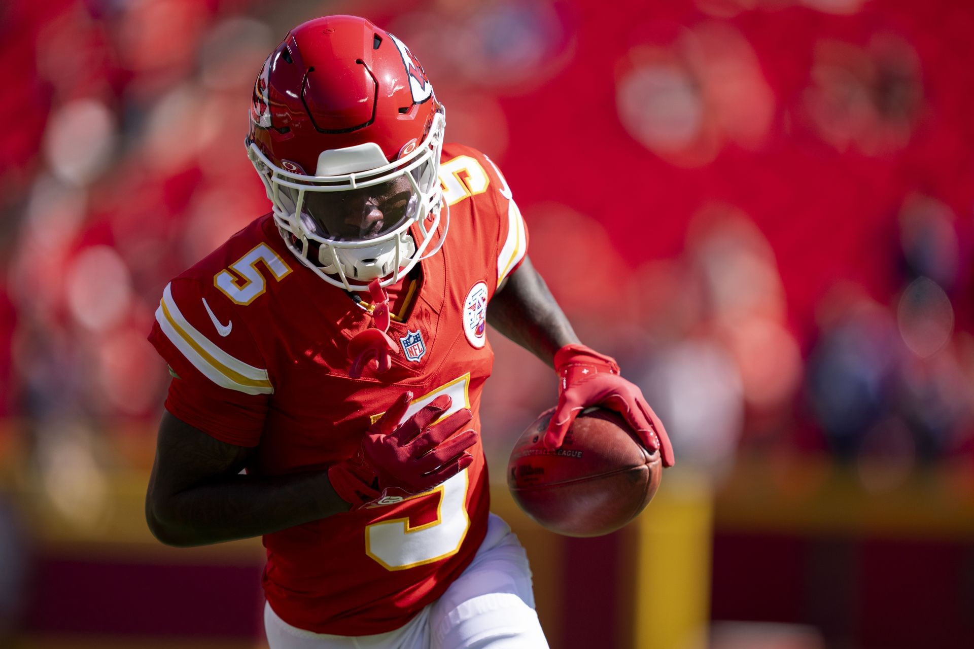 Hollywood Brown at Baltimore Ravens v Kansas City Chiefs - NFL 2025 - Source: Getty