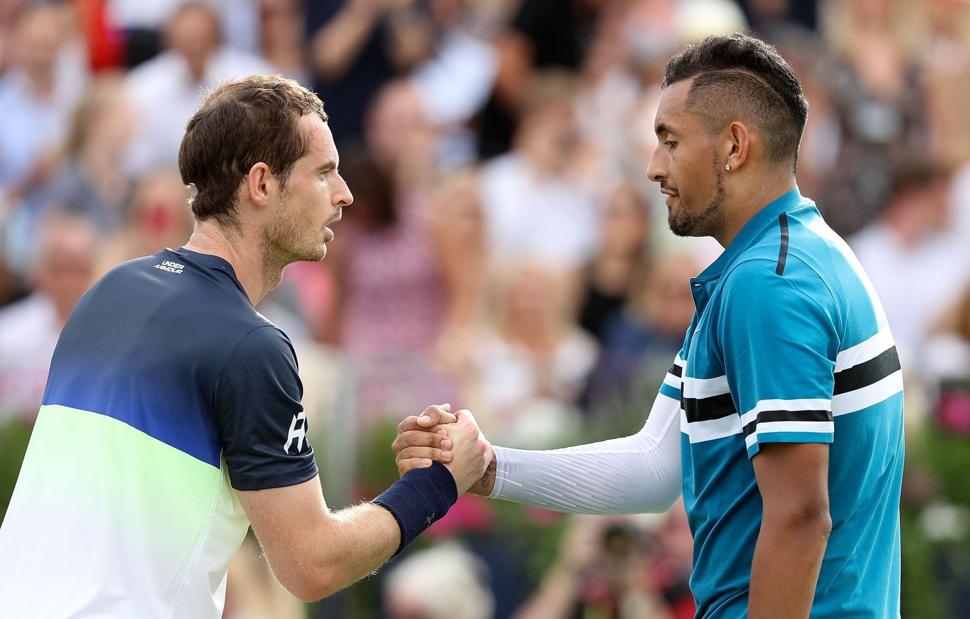 Nick Kyrgios scored his lone victory over Andy Murray at Queen&#039;s Club 2018 | Image Source: Getty