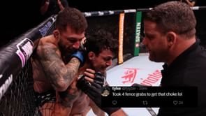 "Cheater, Cheater, Cheater" - Fans accuse UFC Rio fighter of committing foul en route to submission win
