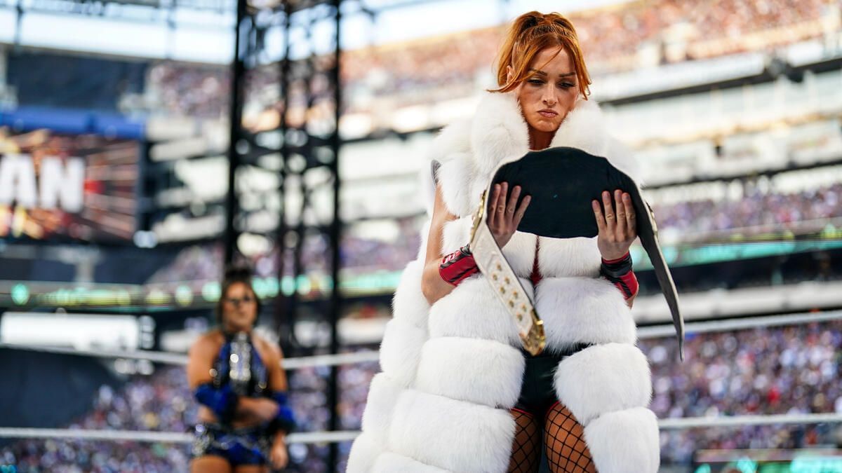Becky Lynch at SummerSlam (Picture Courtesy: WWE.com)