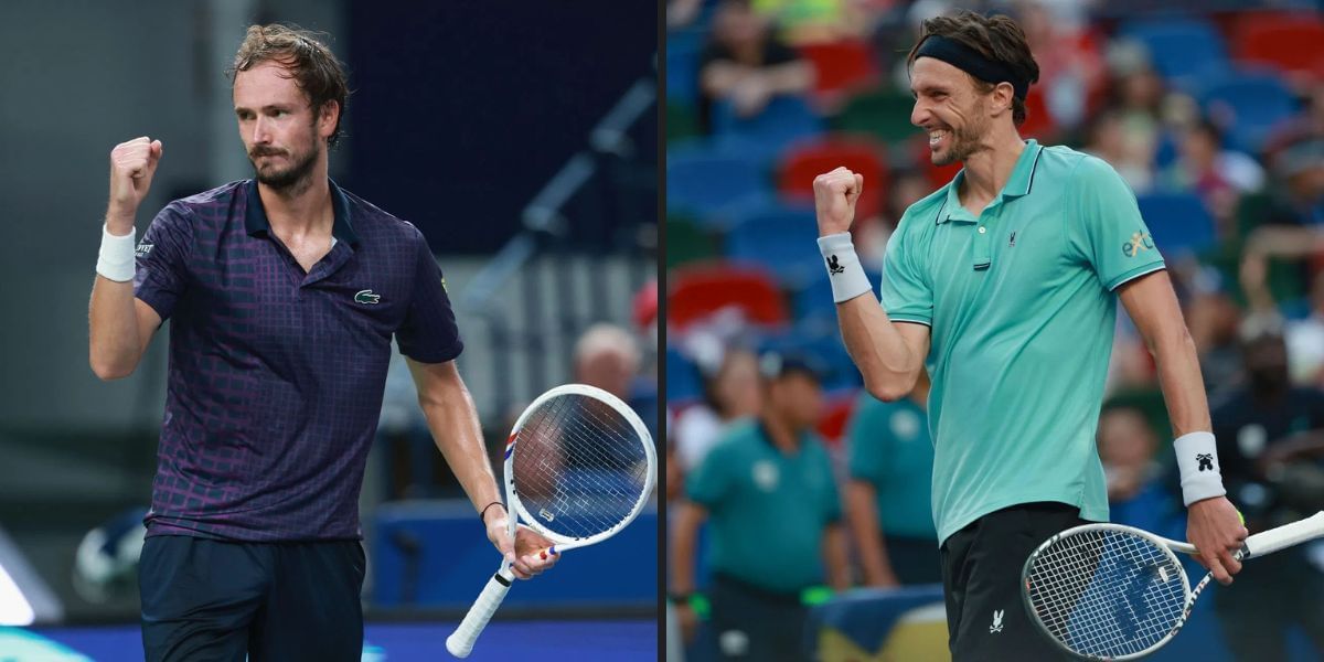 Daniil Medvedev vs Arthur Rinderknech is one of the semifinal matches at the Shanghai Masters 2025. (Photos: Getty)