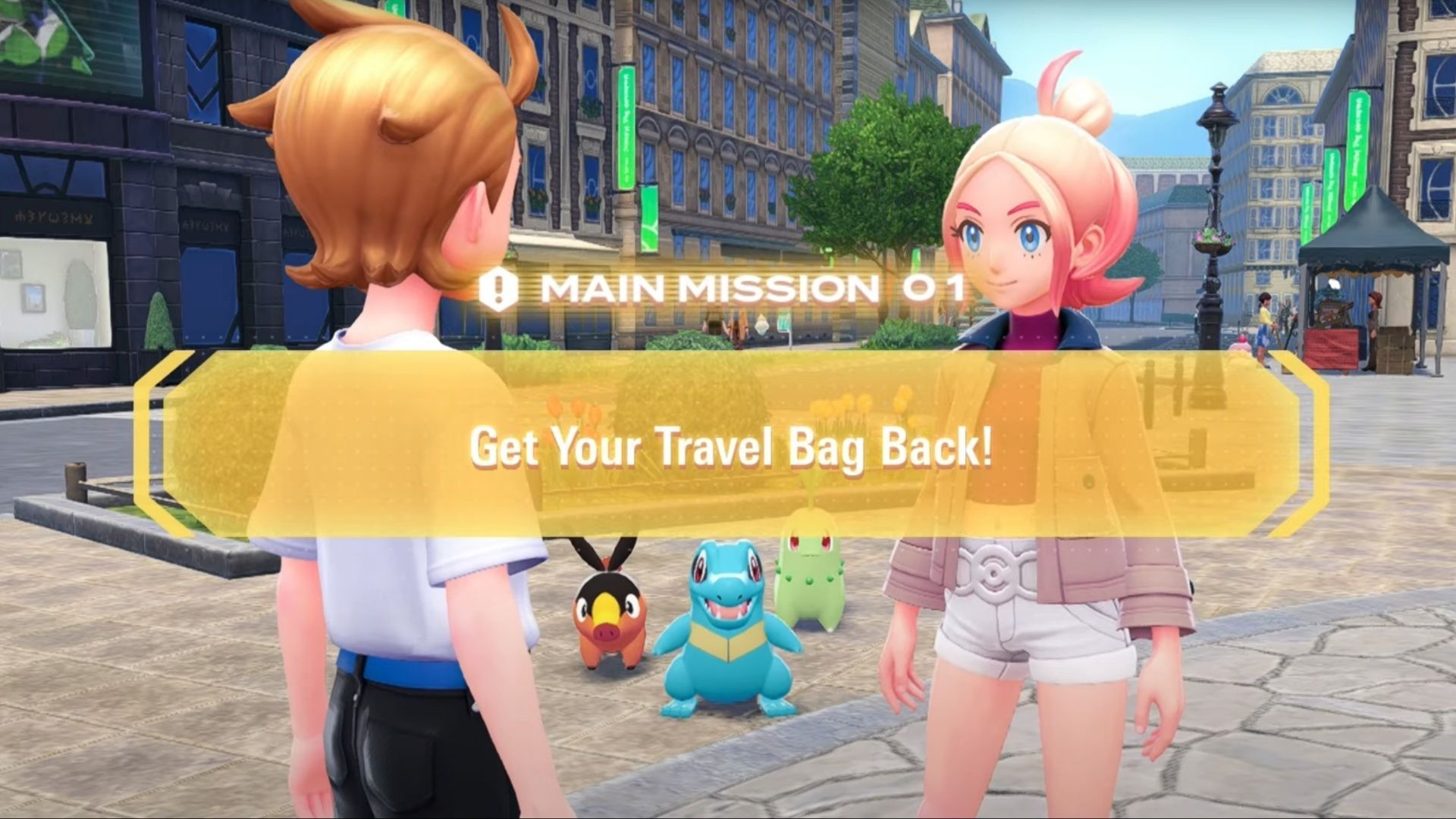 Completing the Get Your Travel Bag Back mission in Pokemon Legends Z-A (Image via The Pokemon Company)