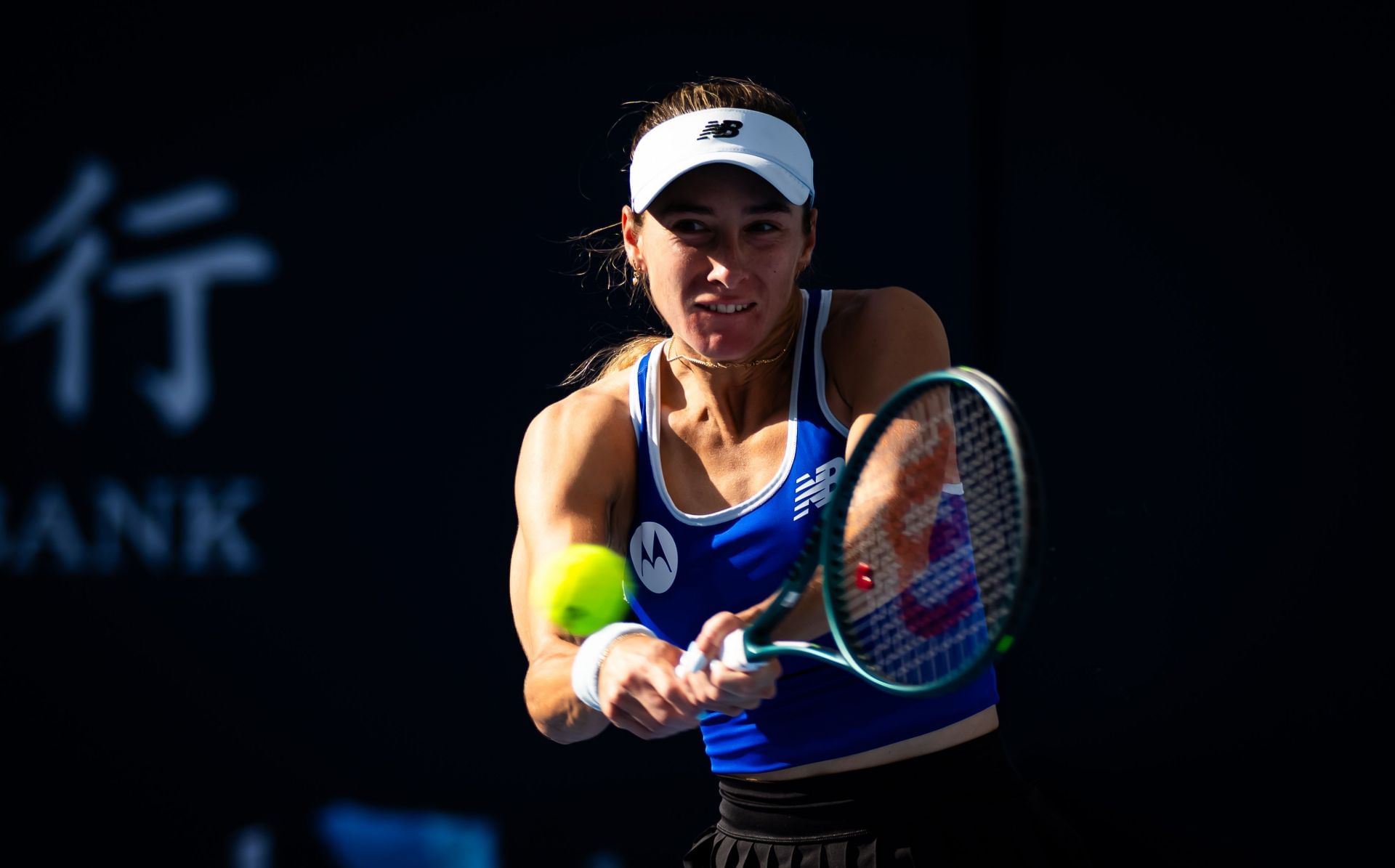 McCartney Kessler hits a backhand | Image Source: Getty
