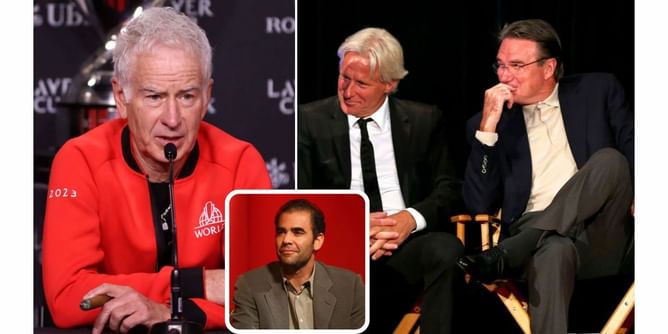 "People are more like me and Jimmy Connors than Bjorn Borg" - When John McEnroe made a point about reserved tennis personalities like Pete Sampras