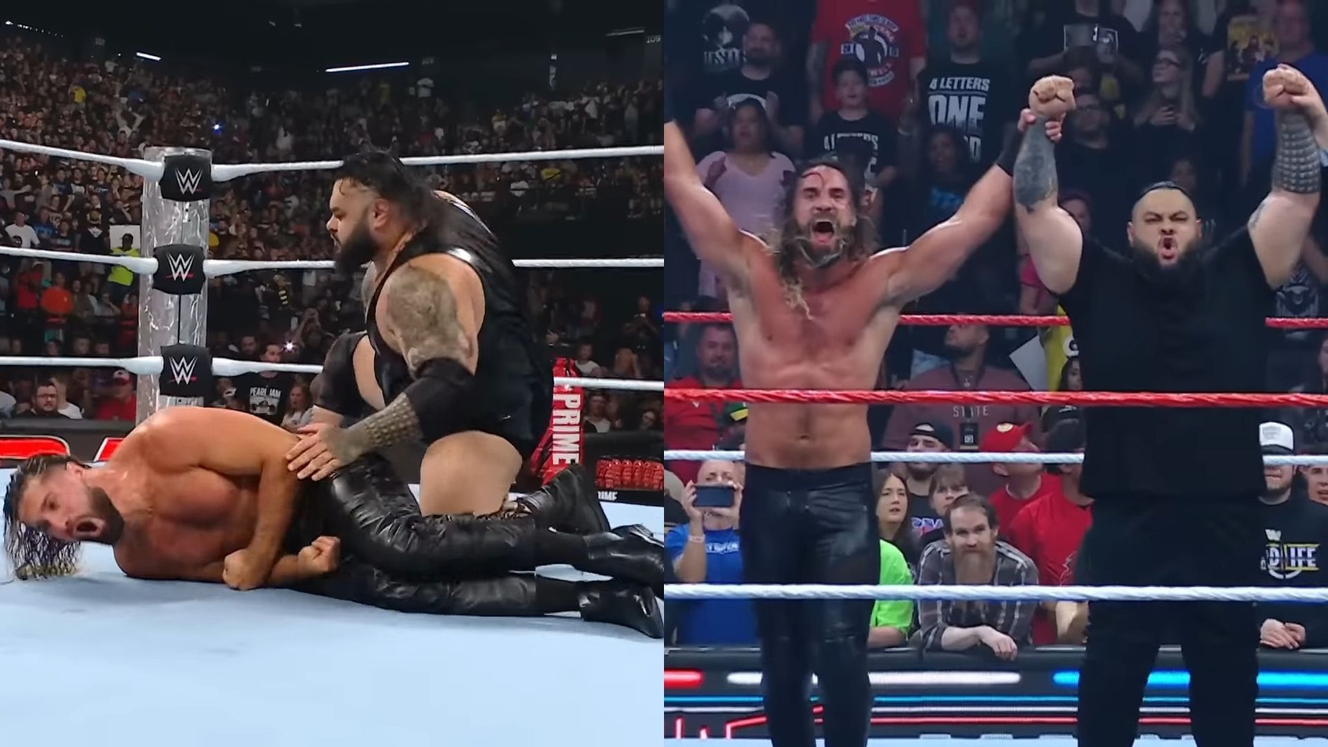 Bronson Reed and Seth Rollins (Images via WWE