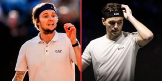 WATCH: Alexander Bublik loses his temper, tells his team to "f**k off" during tough win against Taylor Fritz at Paris Masters