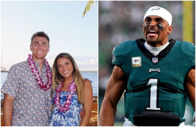 Bo Nix's wife, Izzy, beams in pride after Broncos QB hands first loss to Jalen Hurts and Eagles with dominating win in Philadelphia